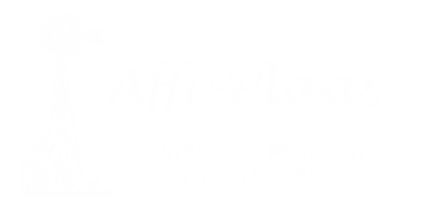 Affi-Plaas guesthouse Redelinghuys white logo